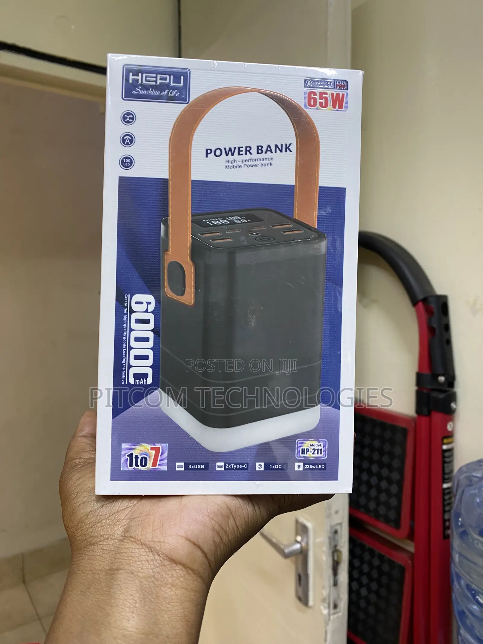 HEPU 60,000mAh Power Bank 65w