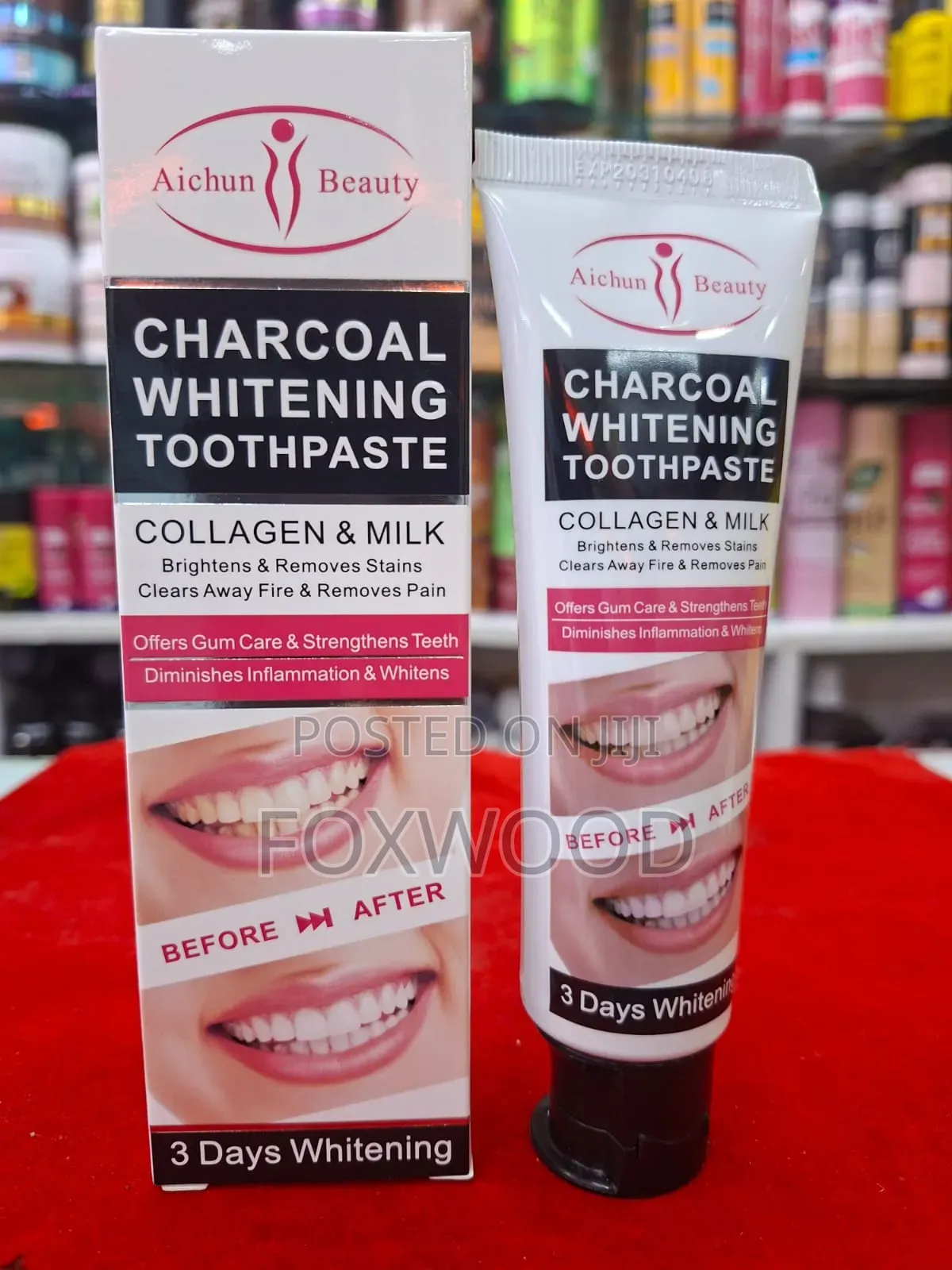 Aichun Beauty Charcoal Whitening Toothpaste