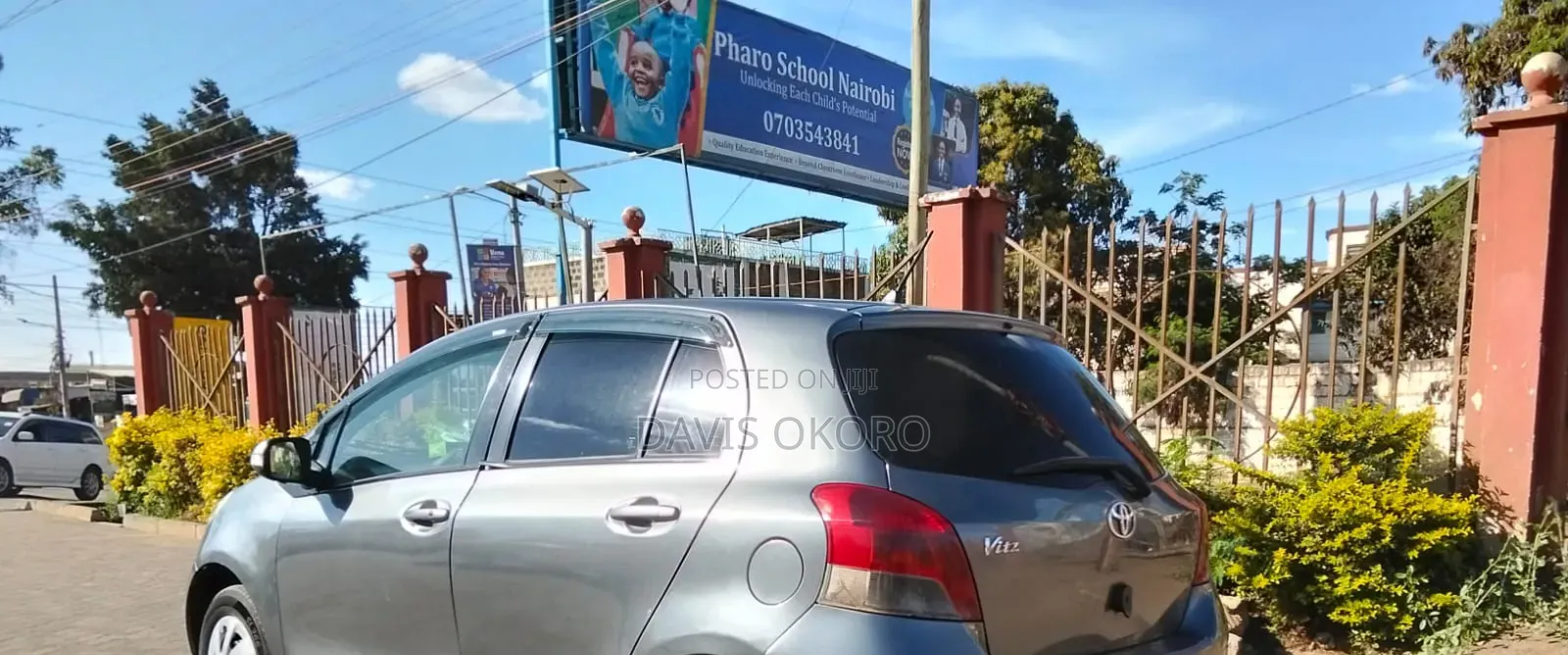 Toyota Vitz 2008 Gray