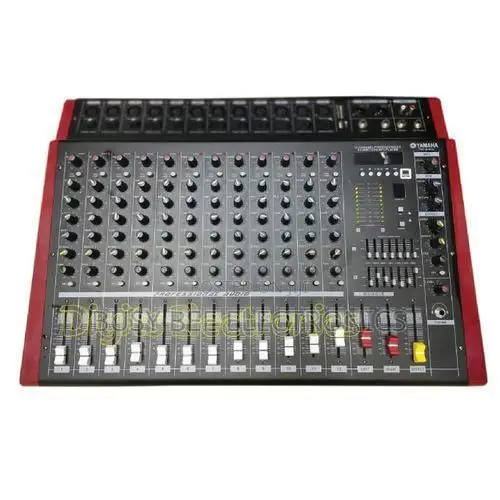 Yamaha Professional Bluetooth Powered Mixer 12 Channel Black