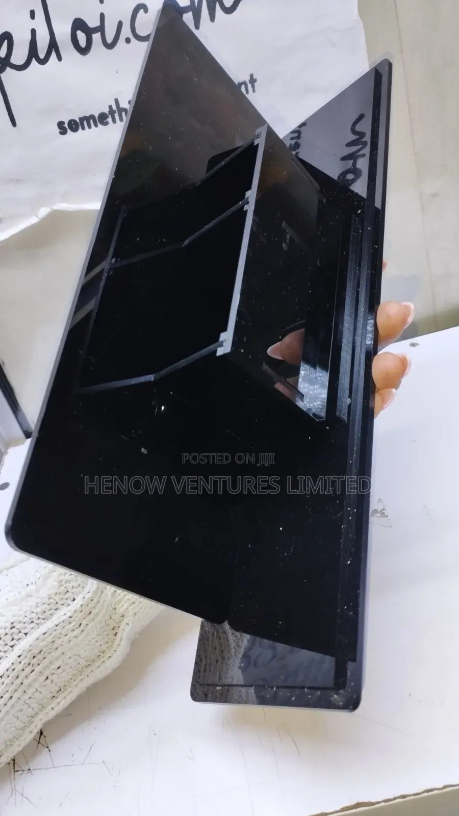 Custom Engraved Acrylic Table Stand Name Plate