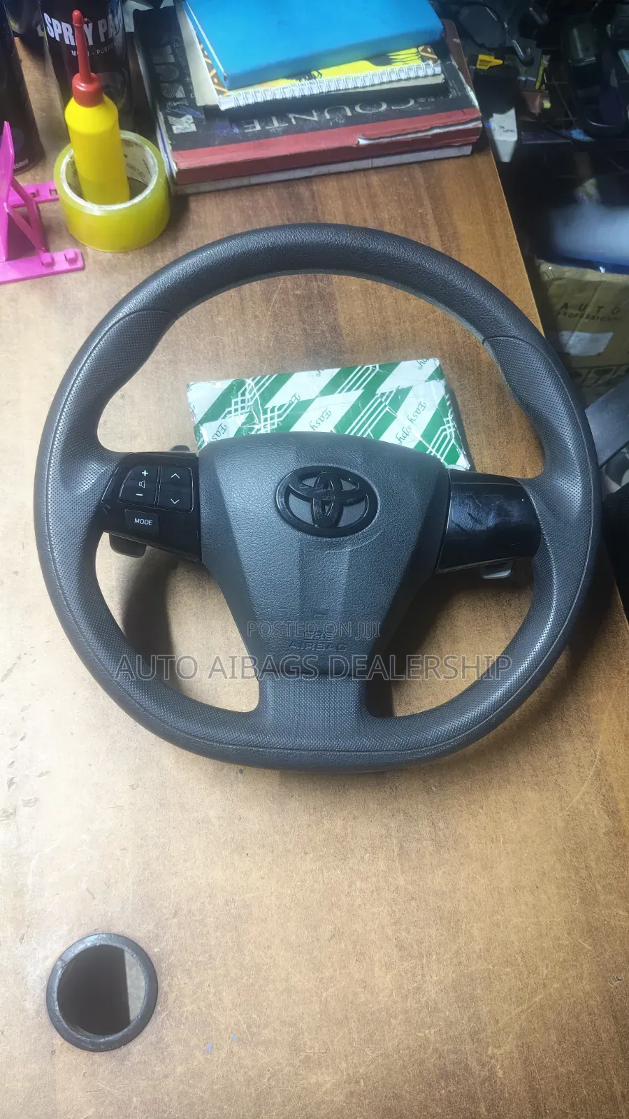 Customized Steering Wheel Toyota Wish Model 2010.