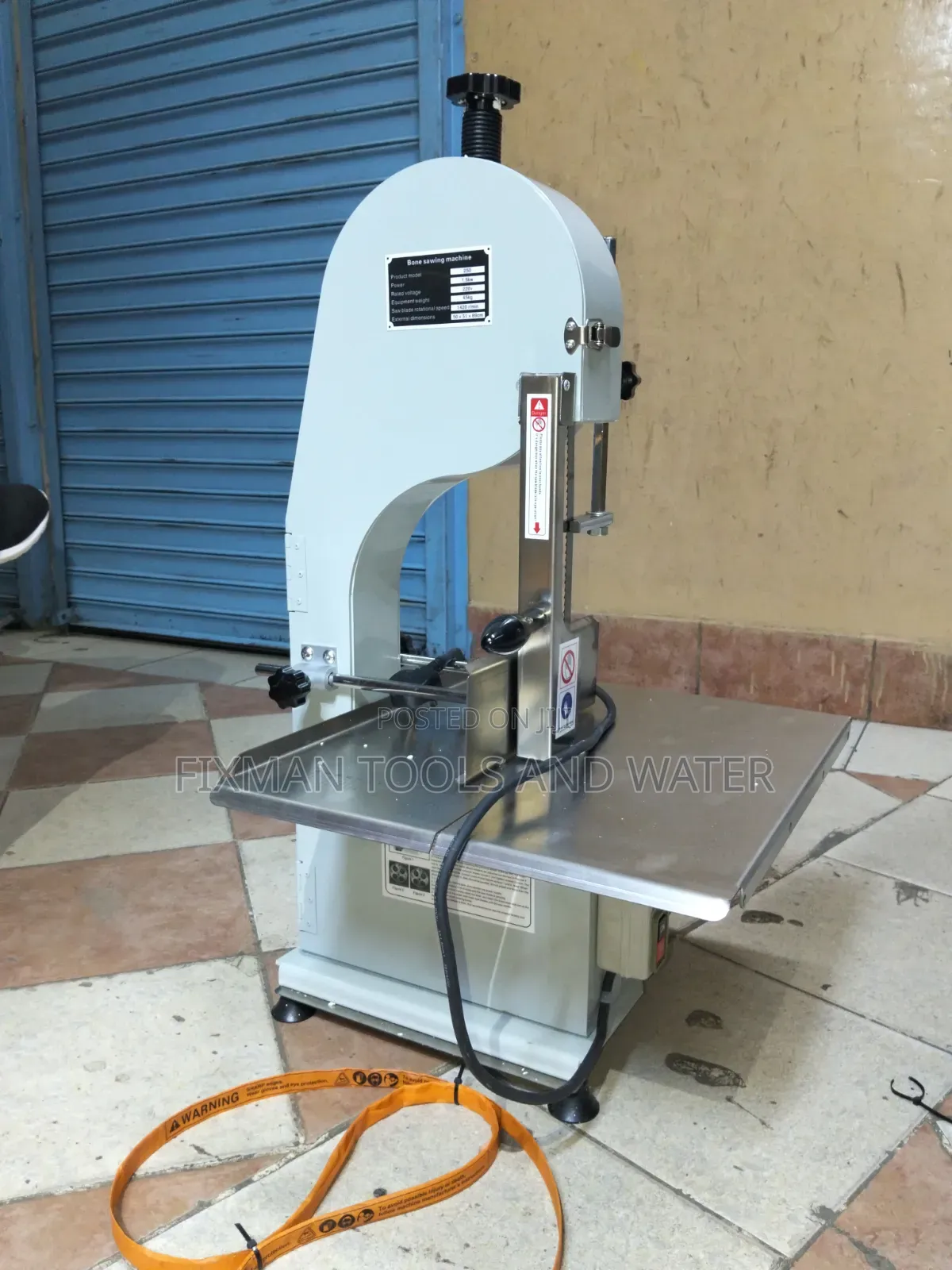 Commercial Bone Saw Machine 1500 Watts + Free Cutting Blades