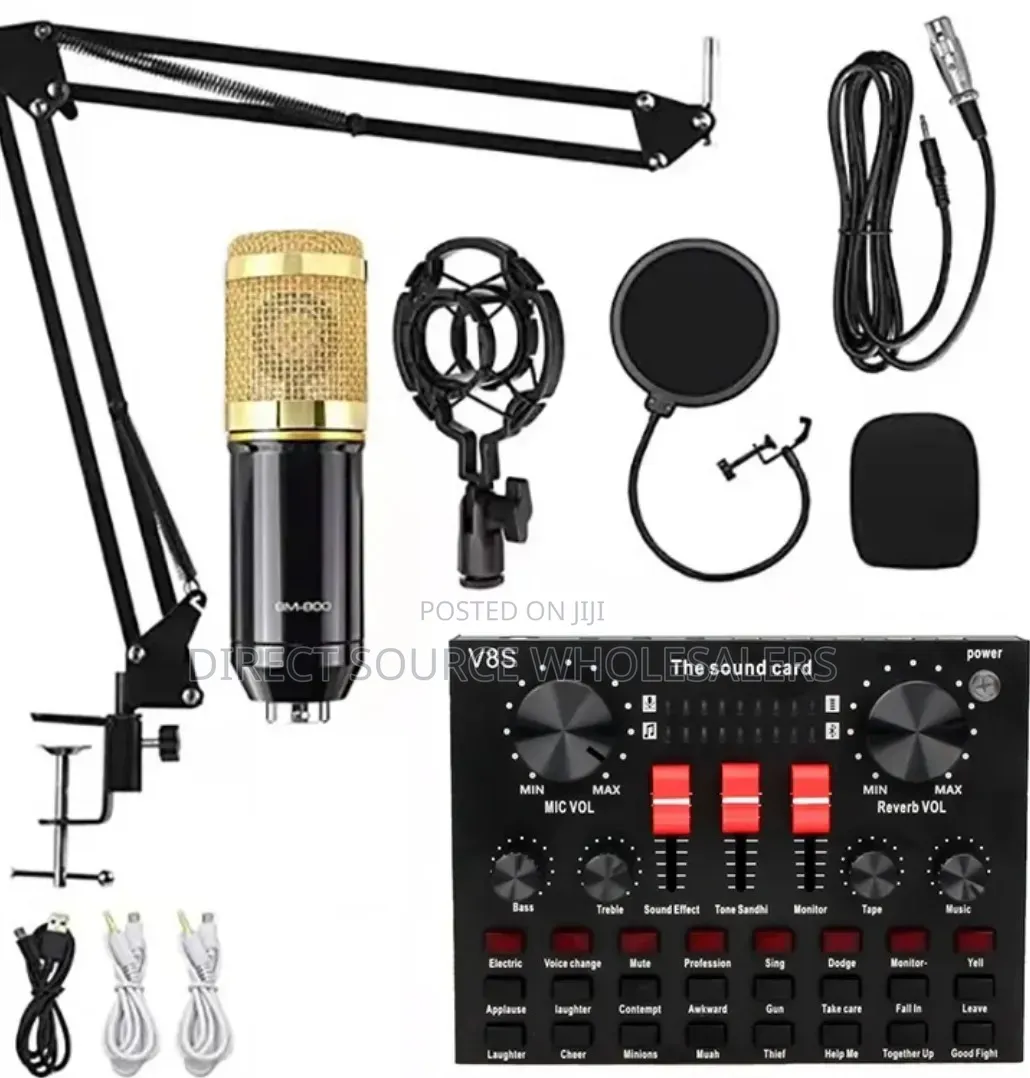 Professional BM800 V8SK Sound Card Microphone