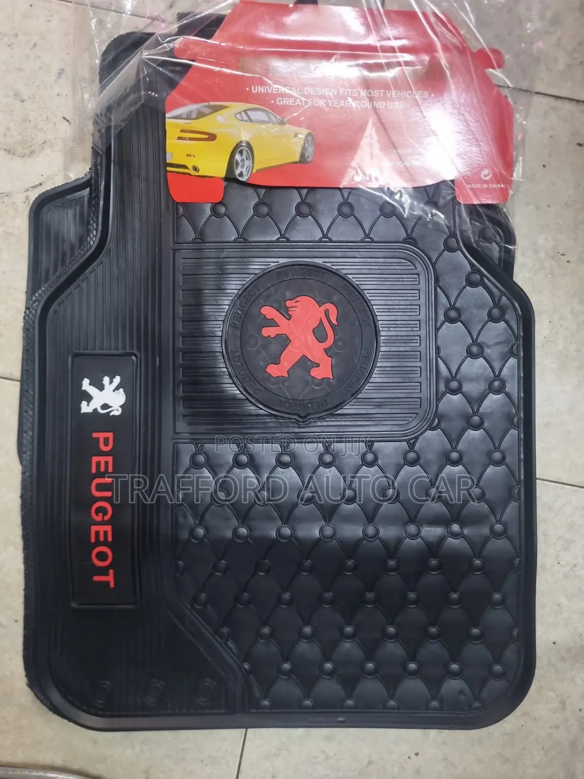5 Pieces Branded Peugeot Floor Matts