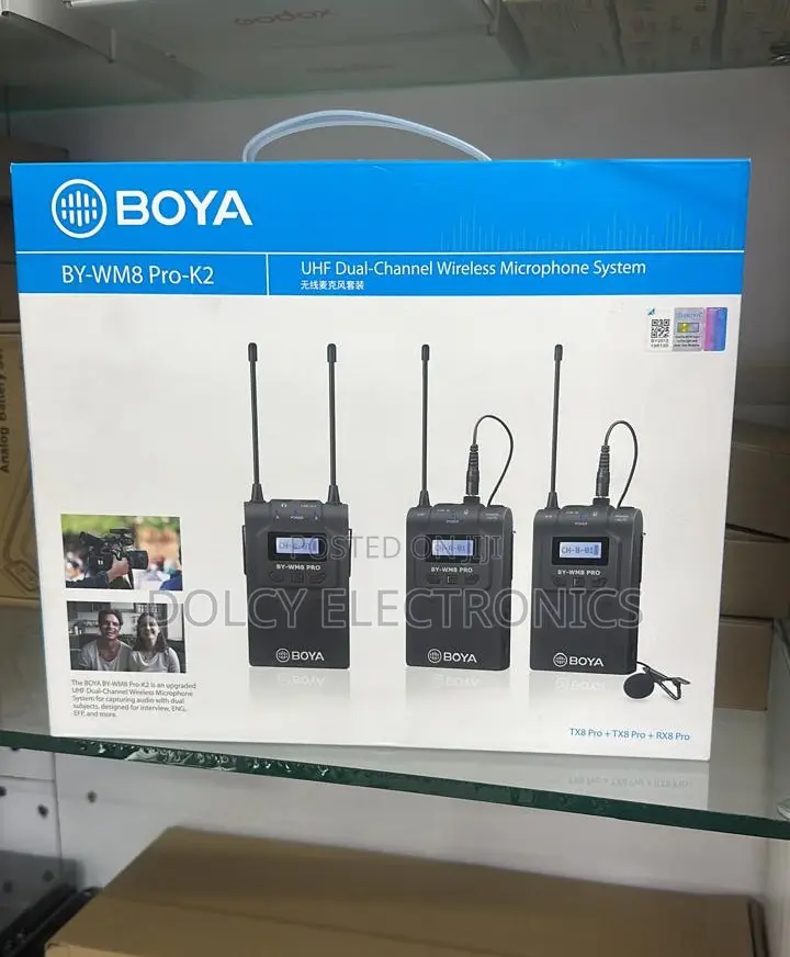 Boya Wireless Microphone by-Wm8 Pro-K2