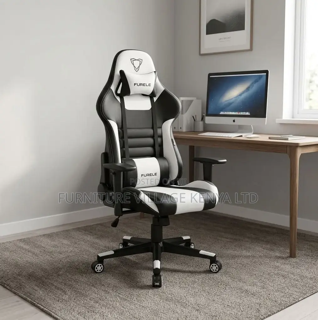 Gaming Chair; Adjustable Home/Office Leather Reclining Gaming Chair