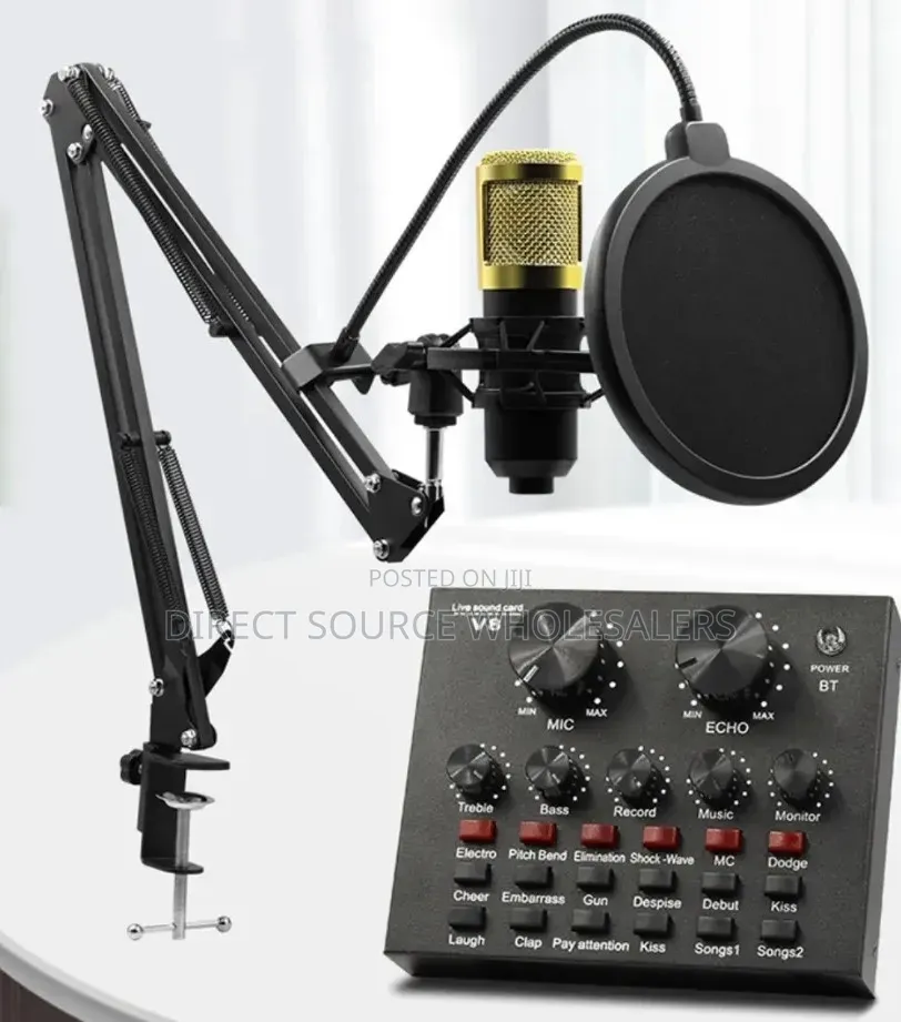 New Condenser Microphone for Clear Recording