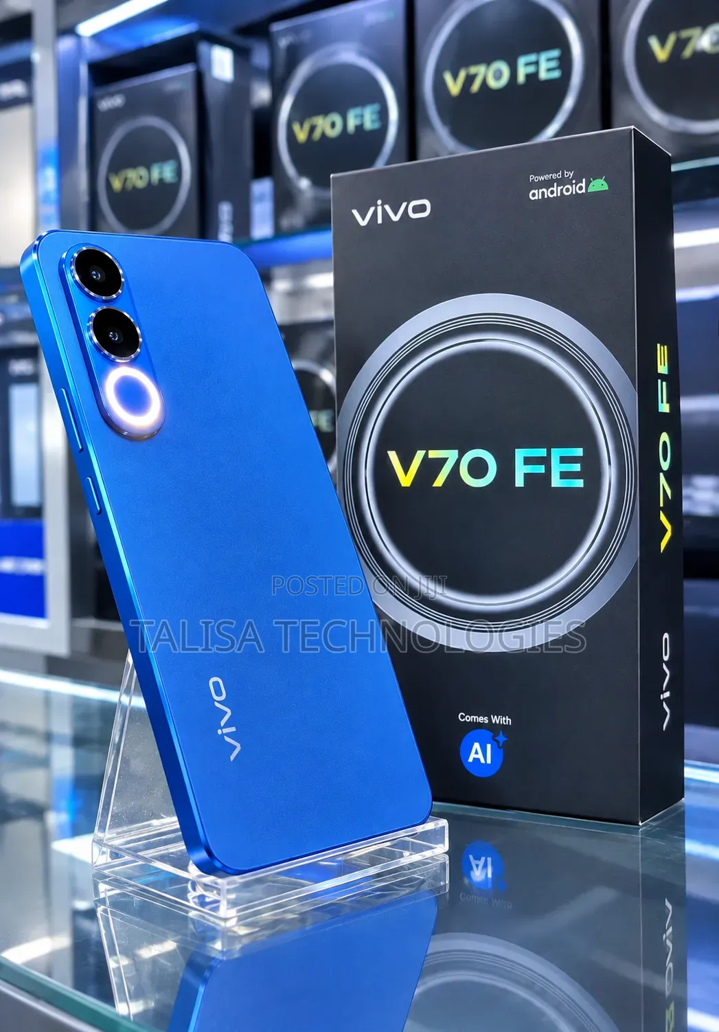 New Vivo V70 256 GB Blue