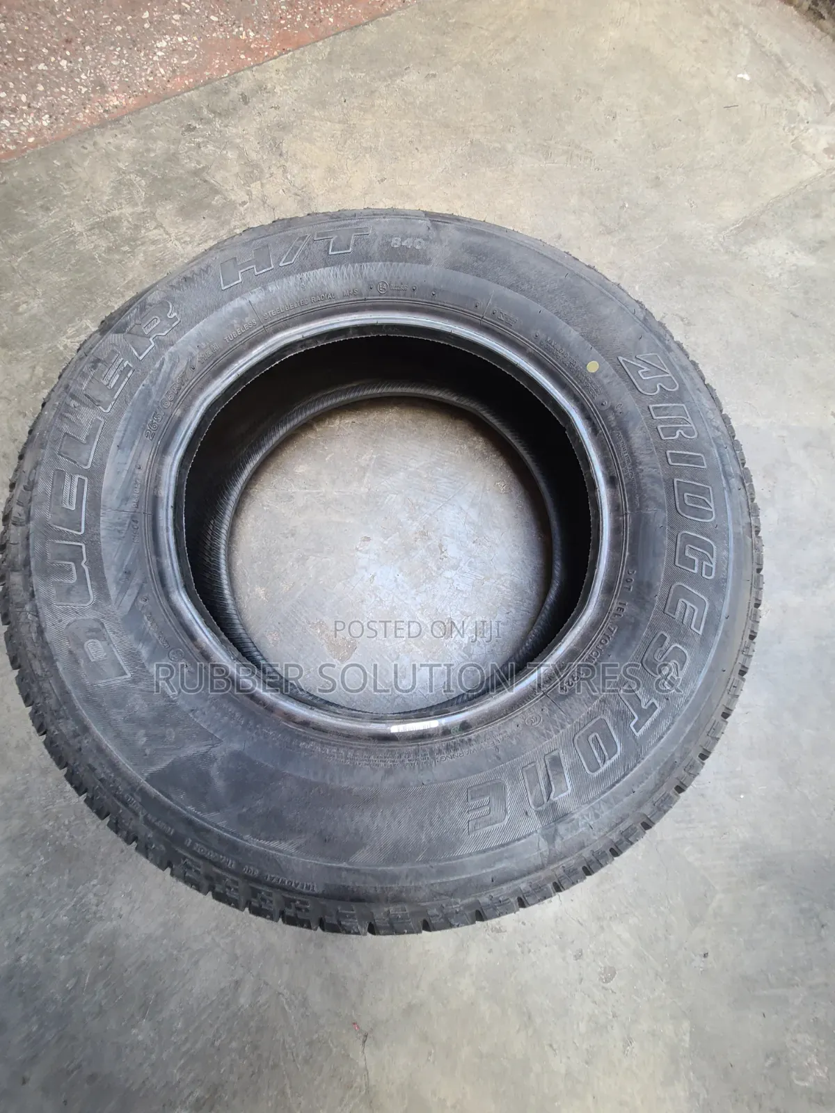 265 /65 R17 Bridgestone Tyres 112h Dueler H/T Made in Japan