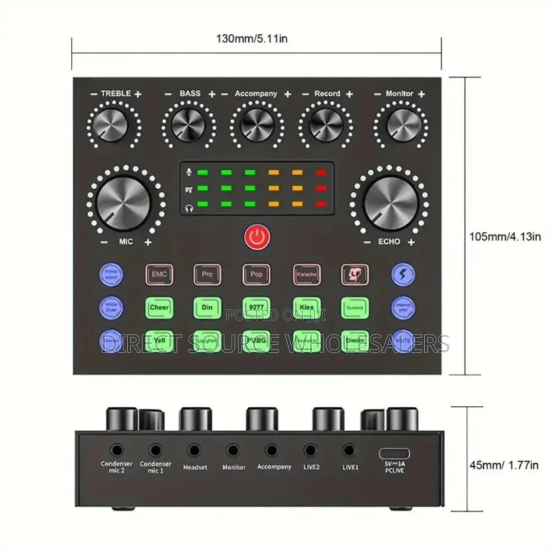 V8SK Sound Card With Bluetooth Connectivity