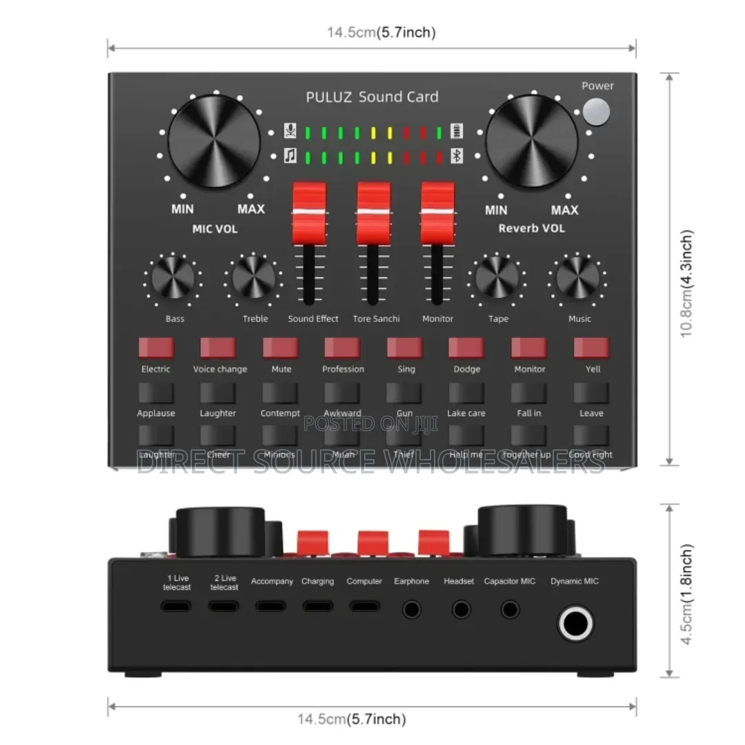 V8SK Sound Card With Bluetooth Connectivity
