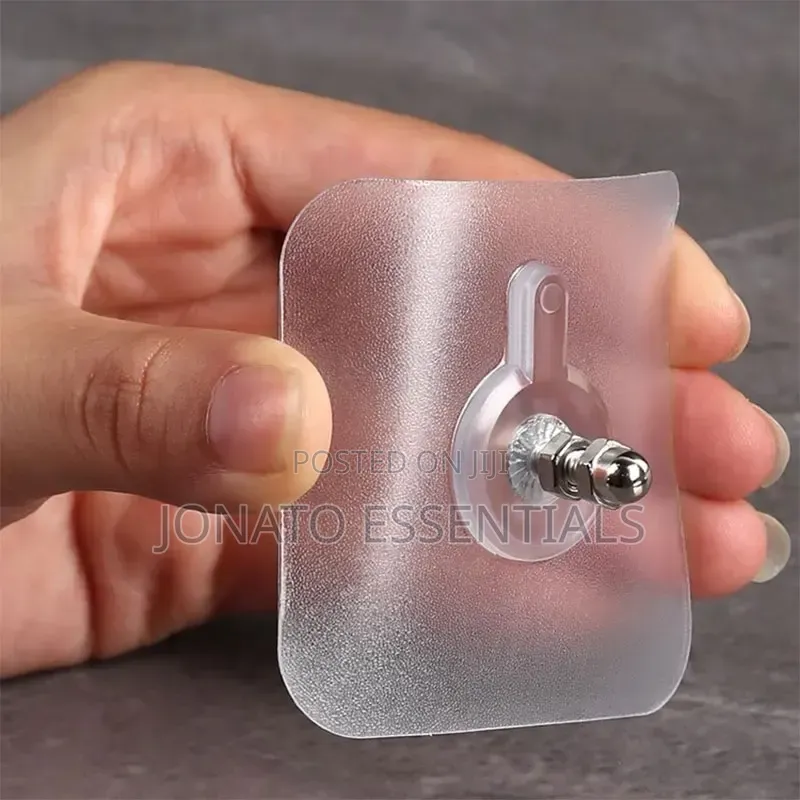 10 PCS Adhesive Screw Wall Hooks Heavy Duty Self Adhesive Nails