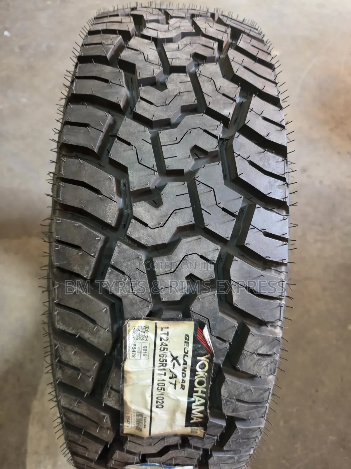 245 /65 R17 Yokohama Tires (X-At) Japan.