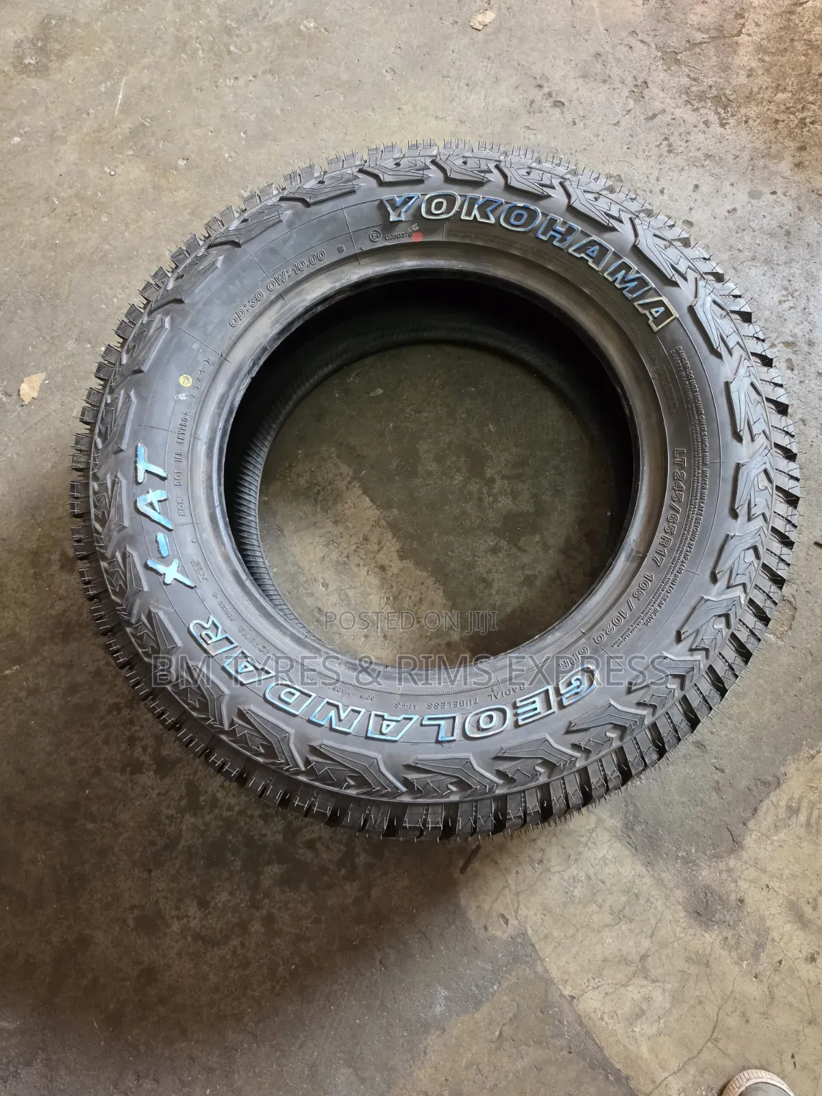 245 /65 R17 Yokohama Tires (X-At) Japan.