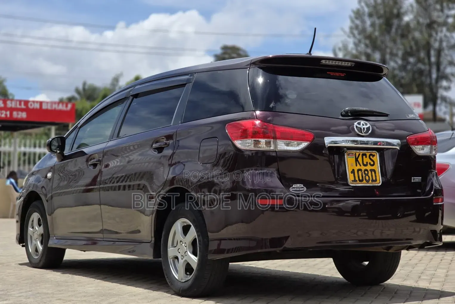 Toyota Wish 2012 Burgundy