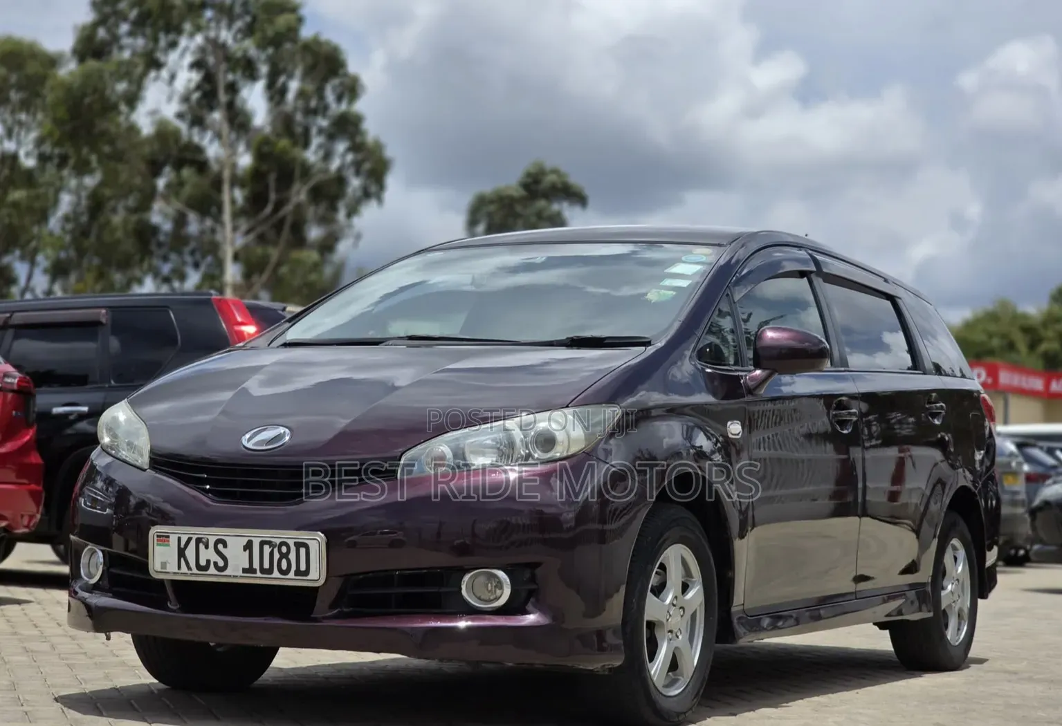 Toyota Wish 2012 Burgundy