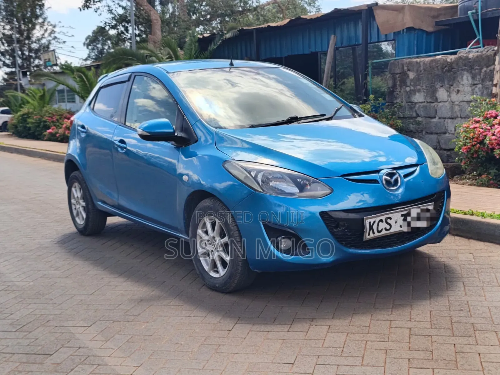 Mazda Demio 2012 Blue