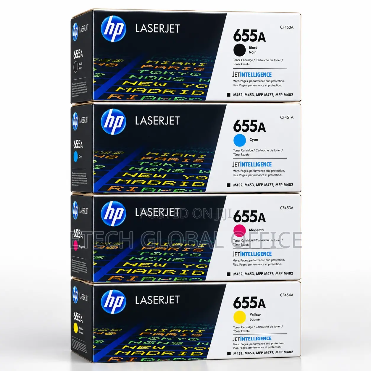 Genuine HP 655A Black LaserJet Toner