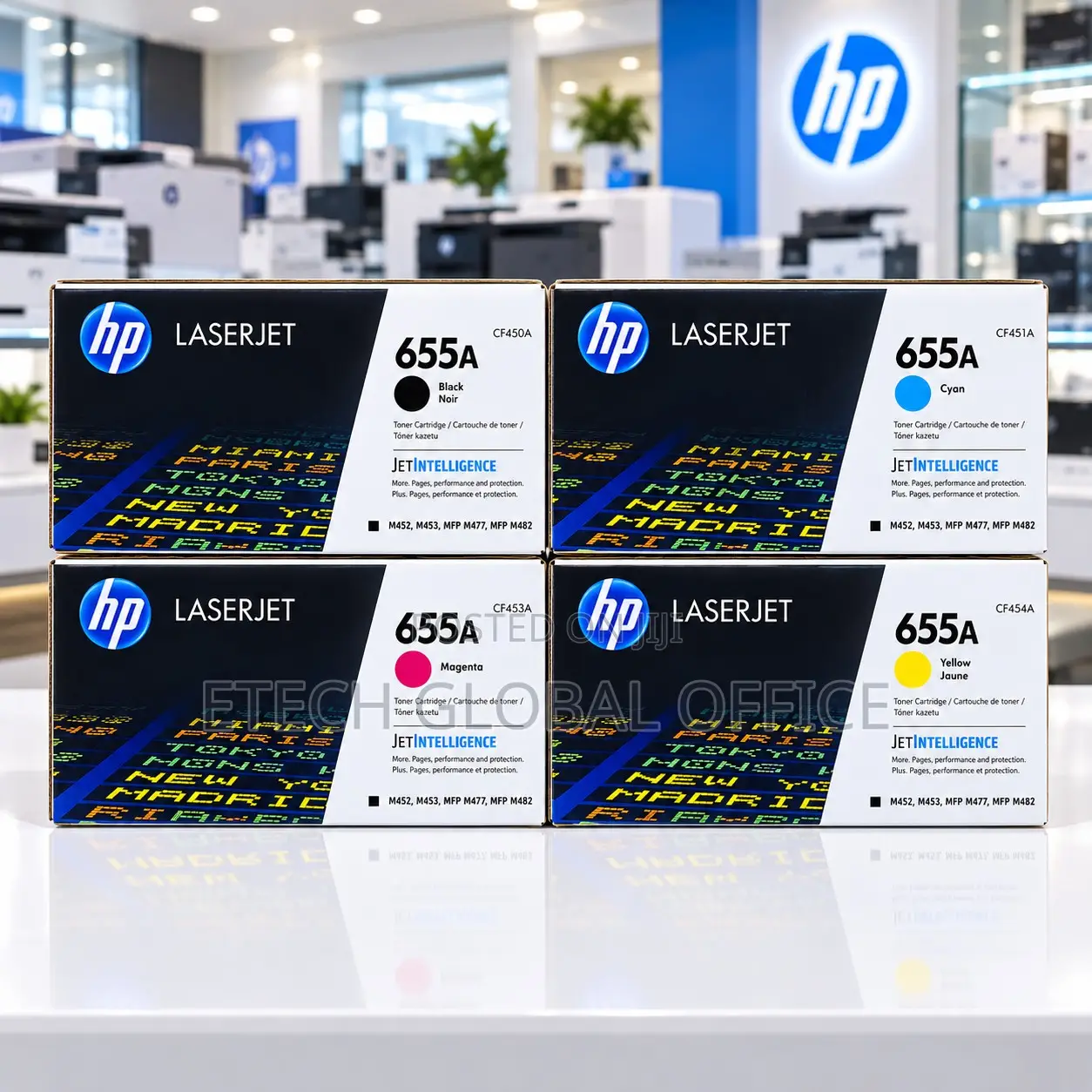 Original HP 655A High-Yield Black Printer Toner