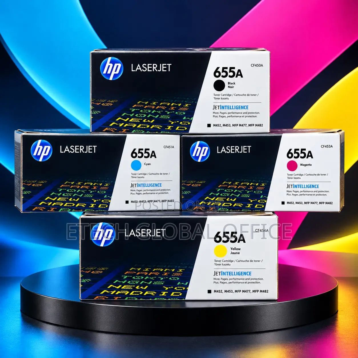 HP 655A Original Toner for Professional Black Printing