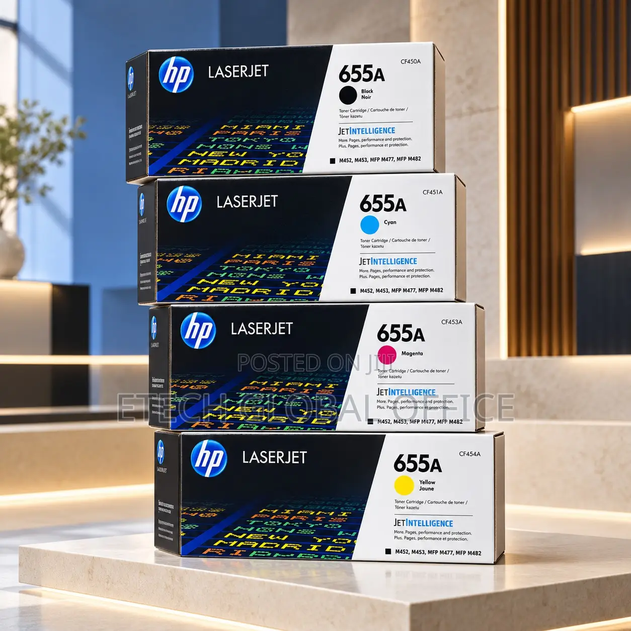 Original HP 655A Replacement Black Laser Toner