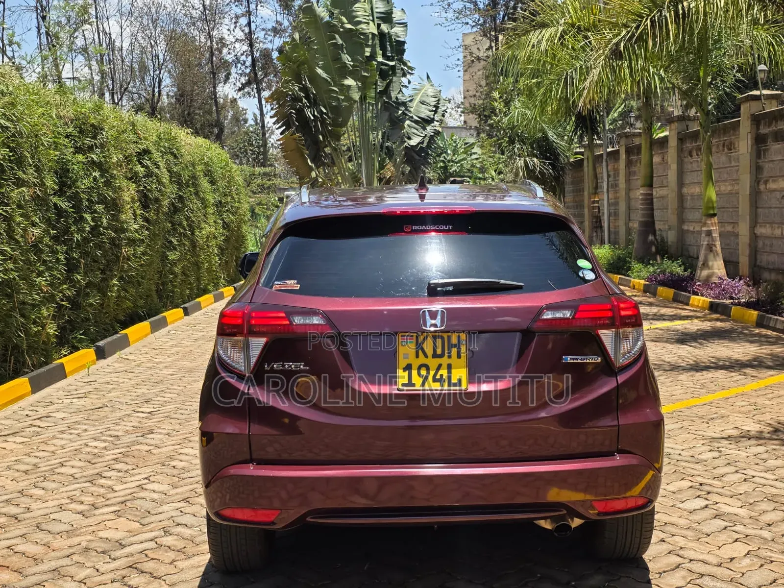 Honda Vezel 1.5 2WD 2015 Burgundy
