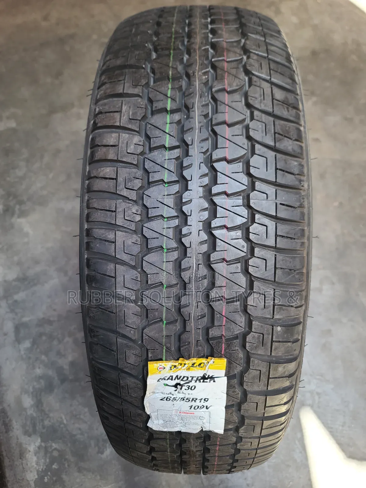 265 /55 R19 Dunlop Tyres 109v Grandtrek a/T30 All-Terrain