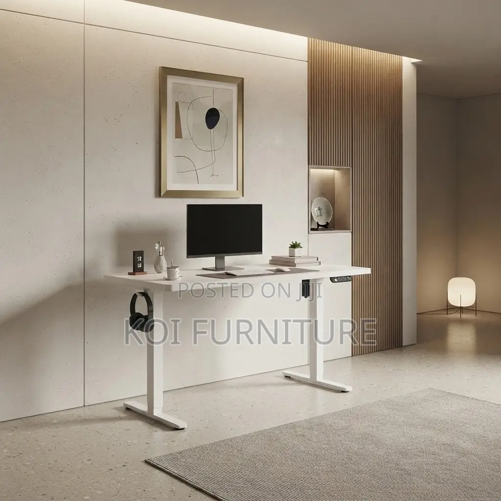 Office Desk; 1.2 Meter Ergonomic Smart Controlable Height Desk