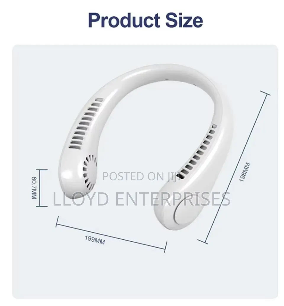 Wireless Hanging Neck Fan