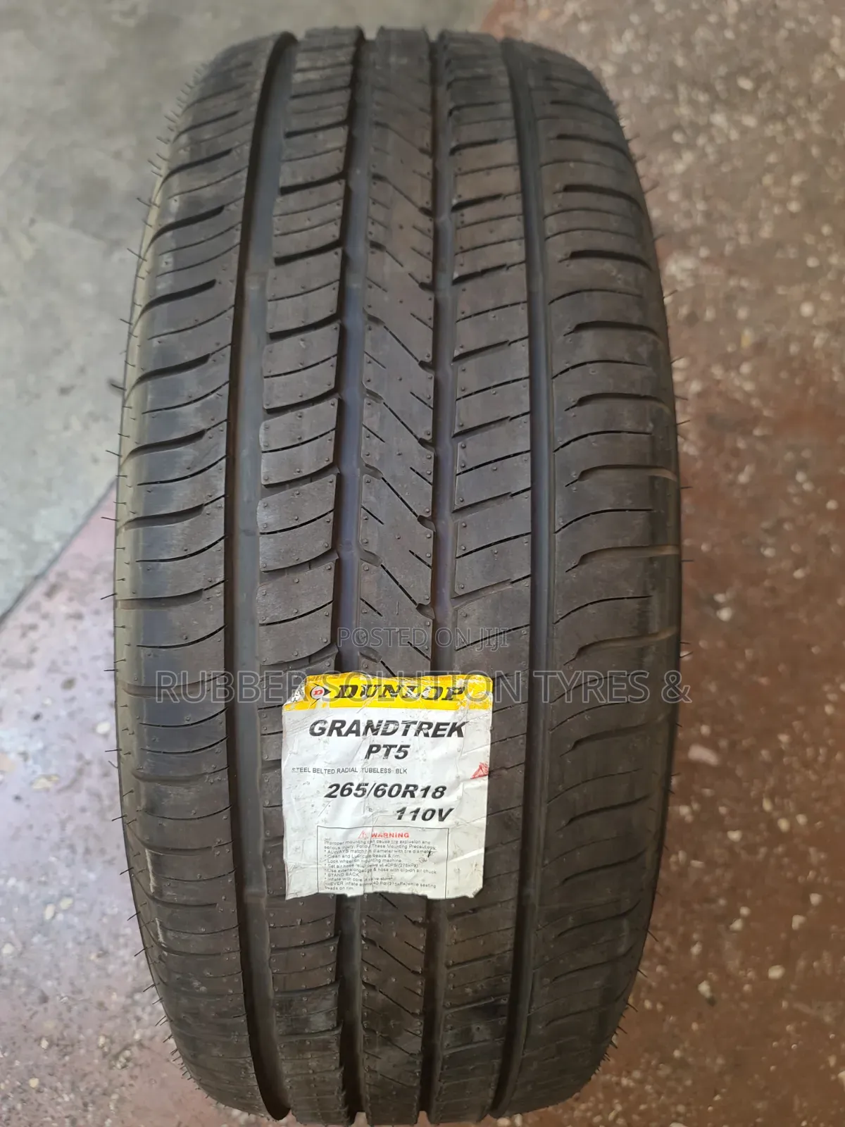 265 /60 R18 Dunlop Tyres 110v Grandtrek Pt5