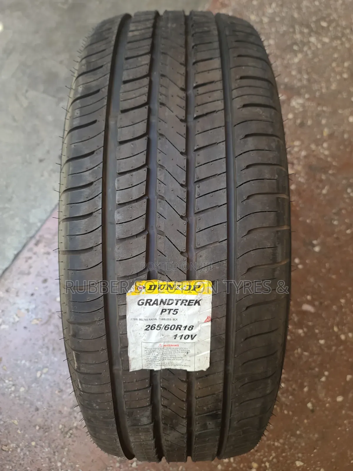 265 /60 R18 Dunlop Tyres 110v Grandtrek Pt5