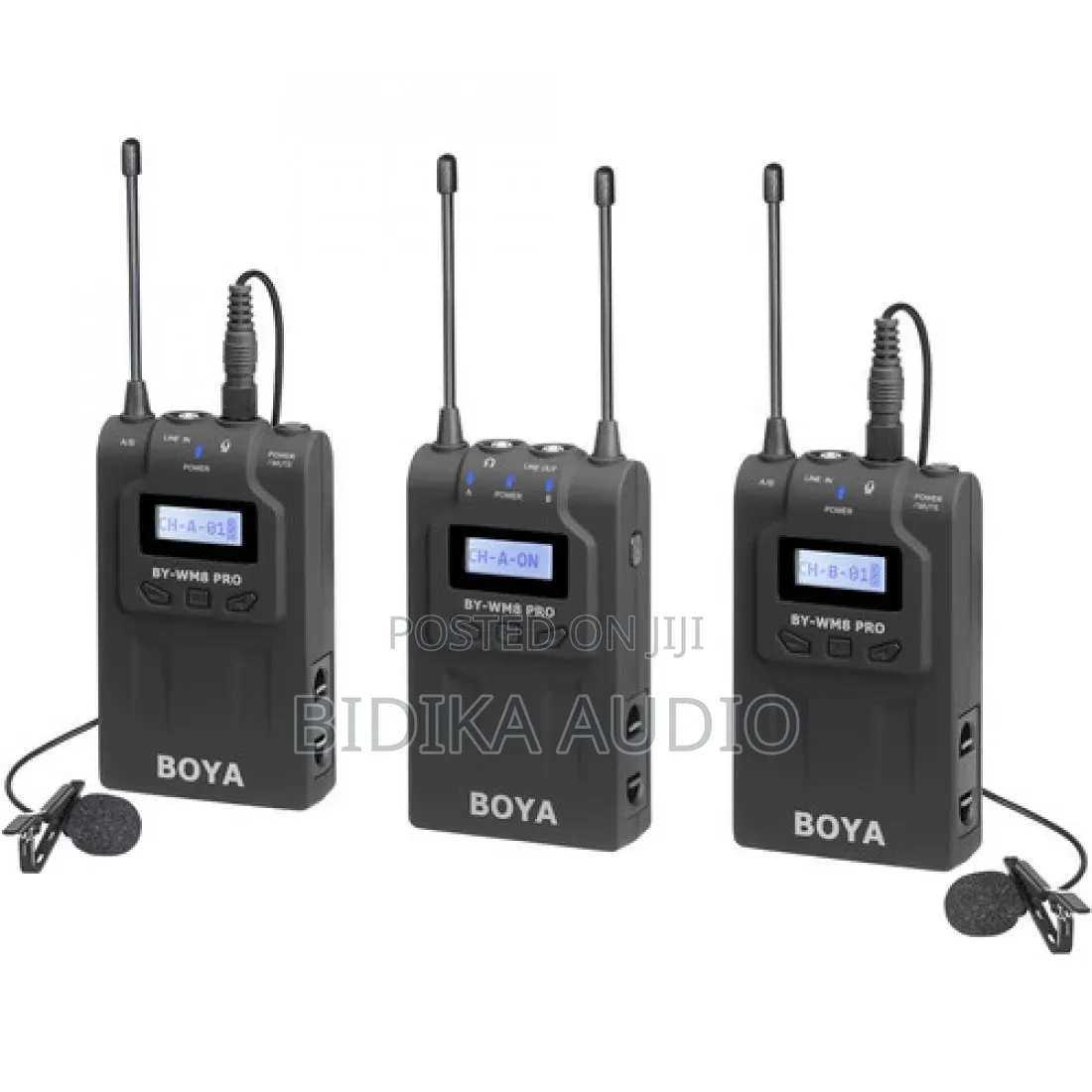 BOYA Pro-K2 UHF Dual-Channel Mono/Stereo Wireless Lavalier System