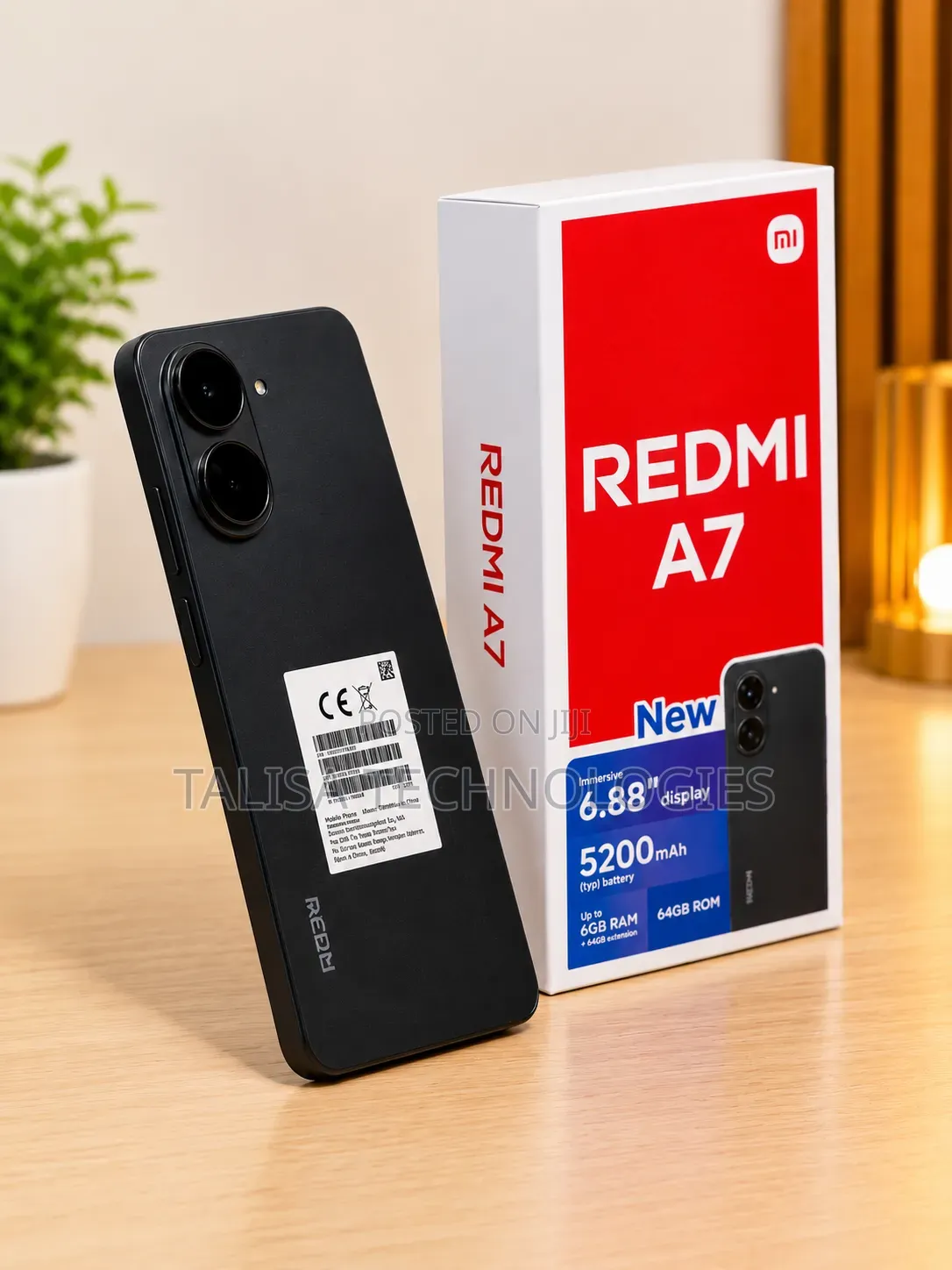 New Xiaomi Redmi A7 64 GB Black