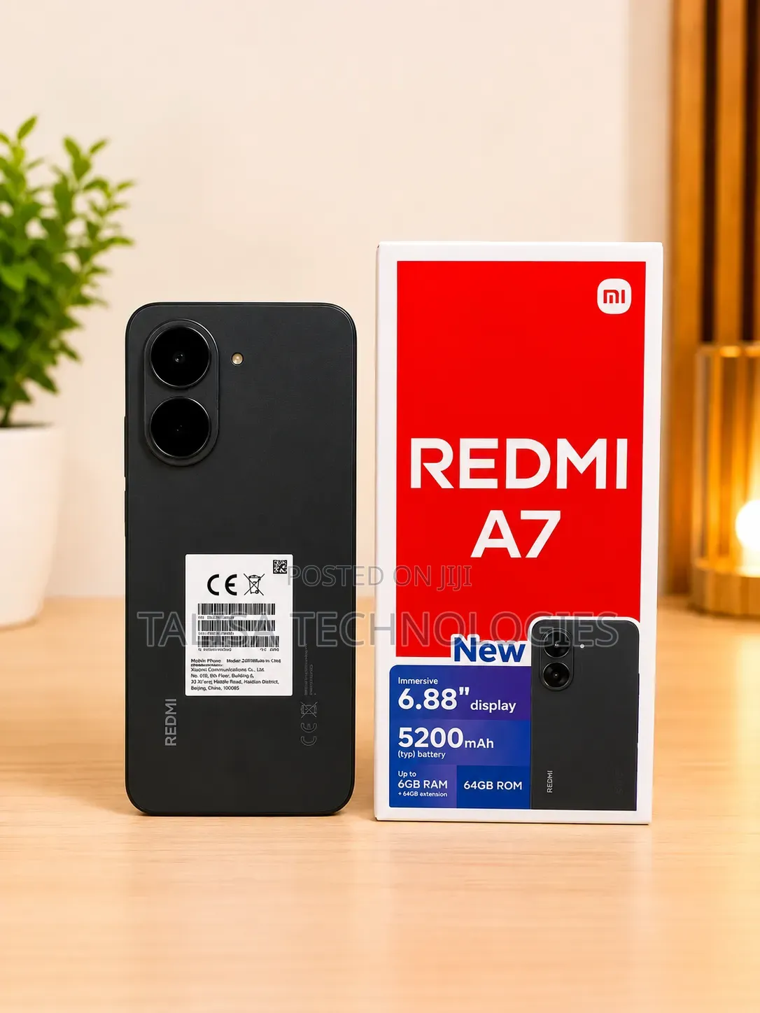 New Xiaomi Redmi A7 64 GB Black