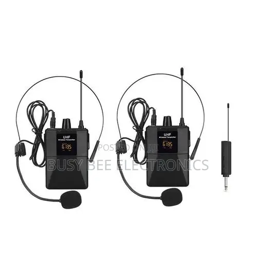 4-Ch UHF Wireless Lavalier Headset Microphone Little Bee Teacher's PA