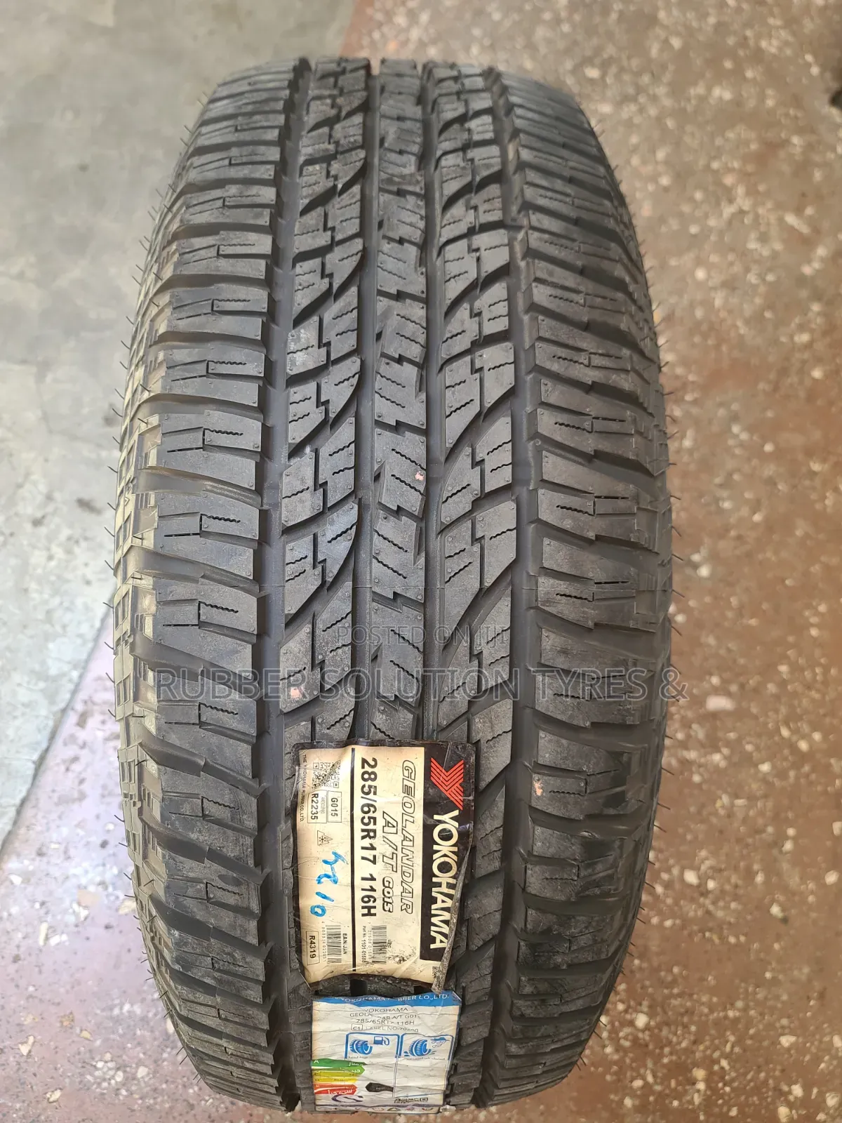285 /65 R17 Yokohama Tyres 116h Geolandar a/T G015
