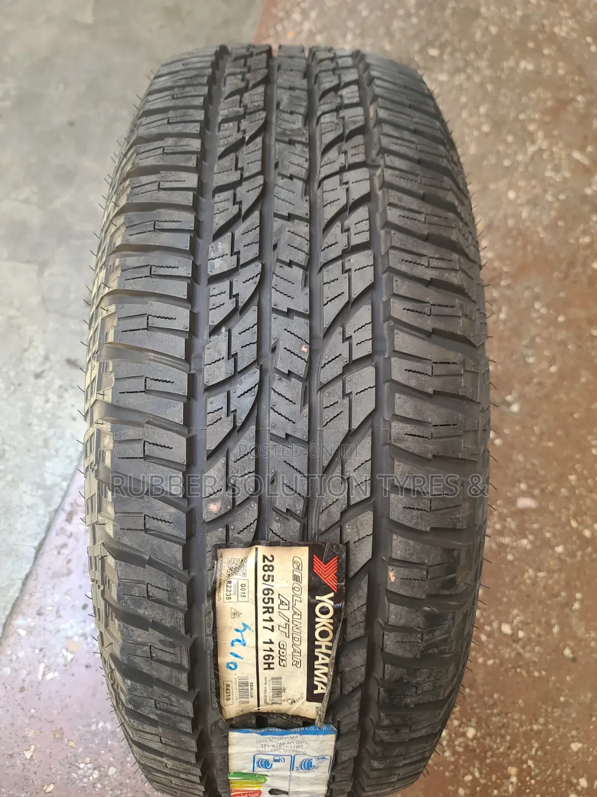 285 /65 R17 Yokohama Tyres 116h Geolandar a/T G015