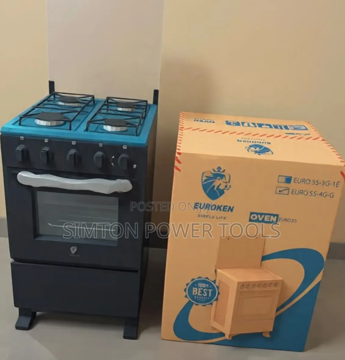 Euroken EURO55-4G-G Freestanding Standing Cooker