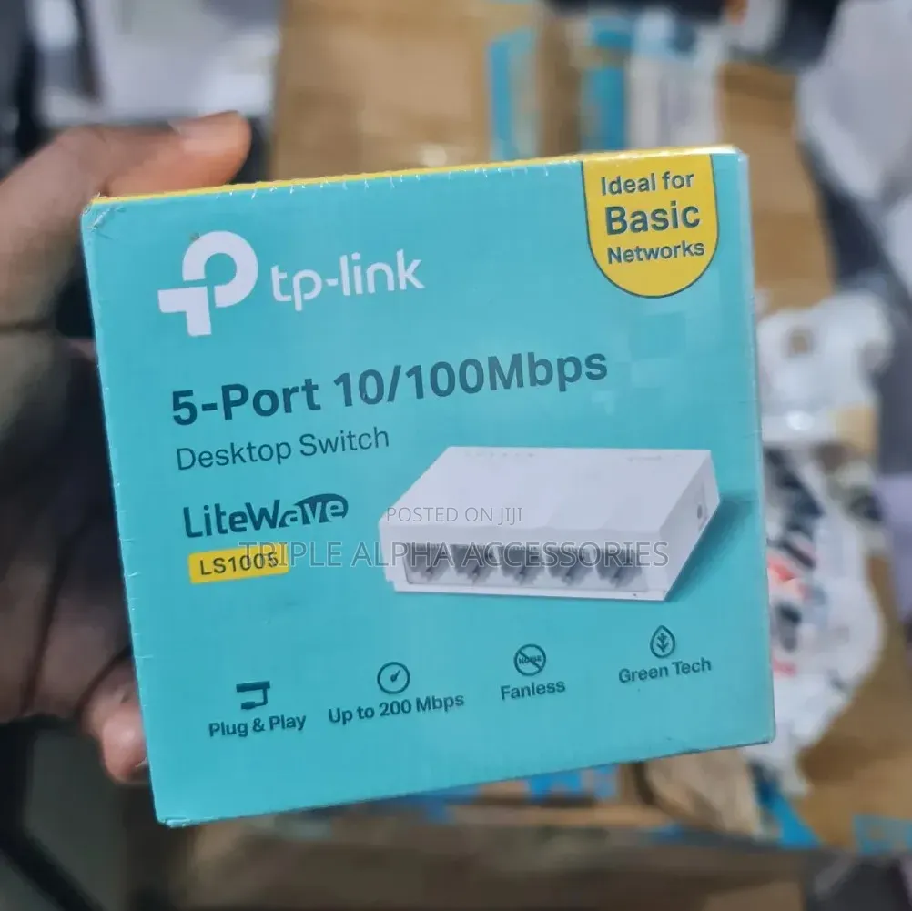 TP-Link LS1005 5-Port Fast Ethernet Desktop Switch