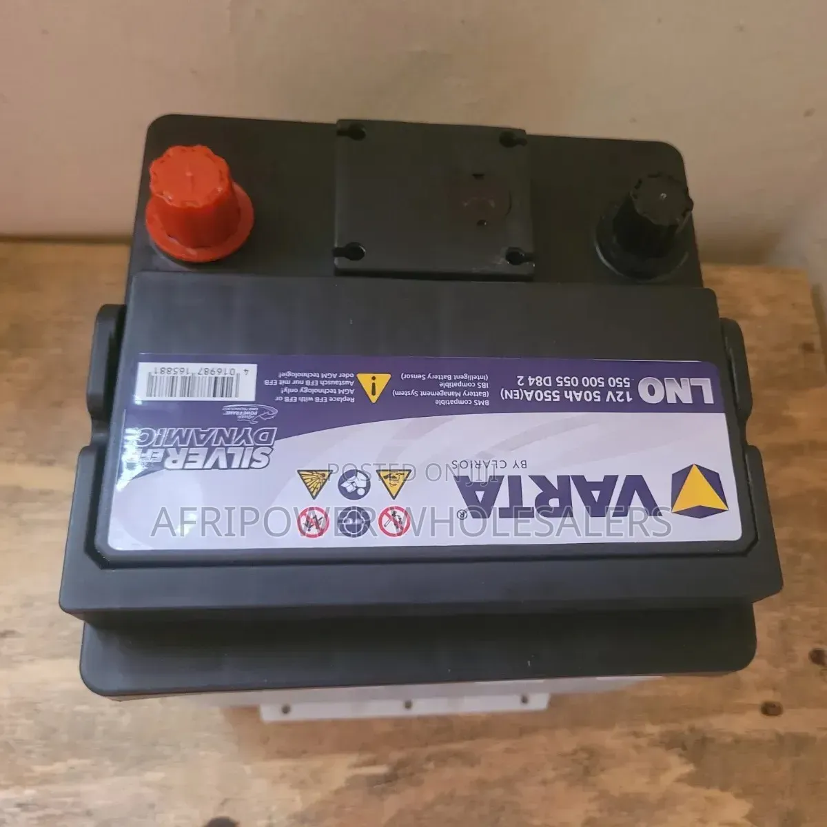 VARTA LN0 Din 50/50ah/ 550cca EFB Hybrid Car Battery Mf