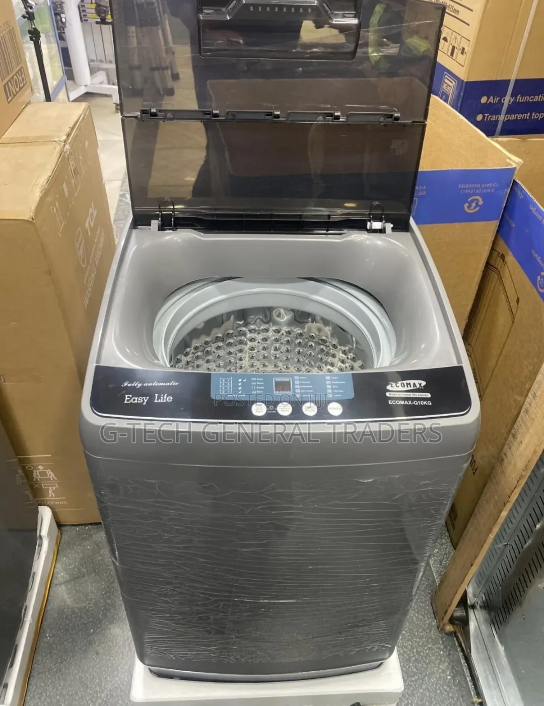 Ecomax 10kg Top Loader Fully Automatic Washing Machine