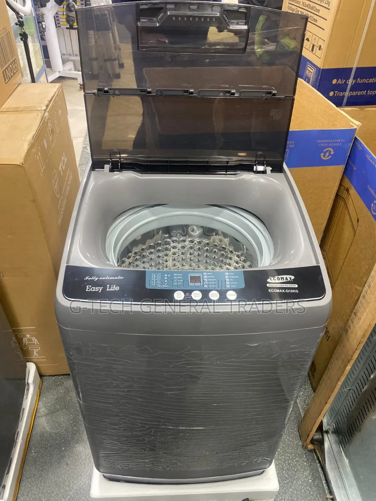 Ecomax 10kg Top Loader Fully Automatic Washing Machine