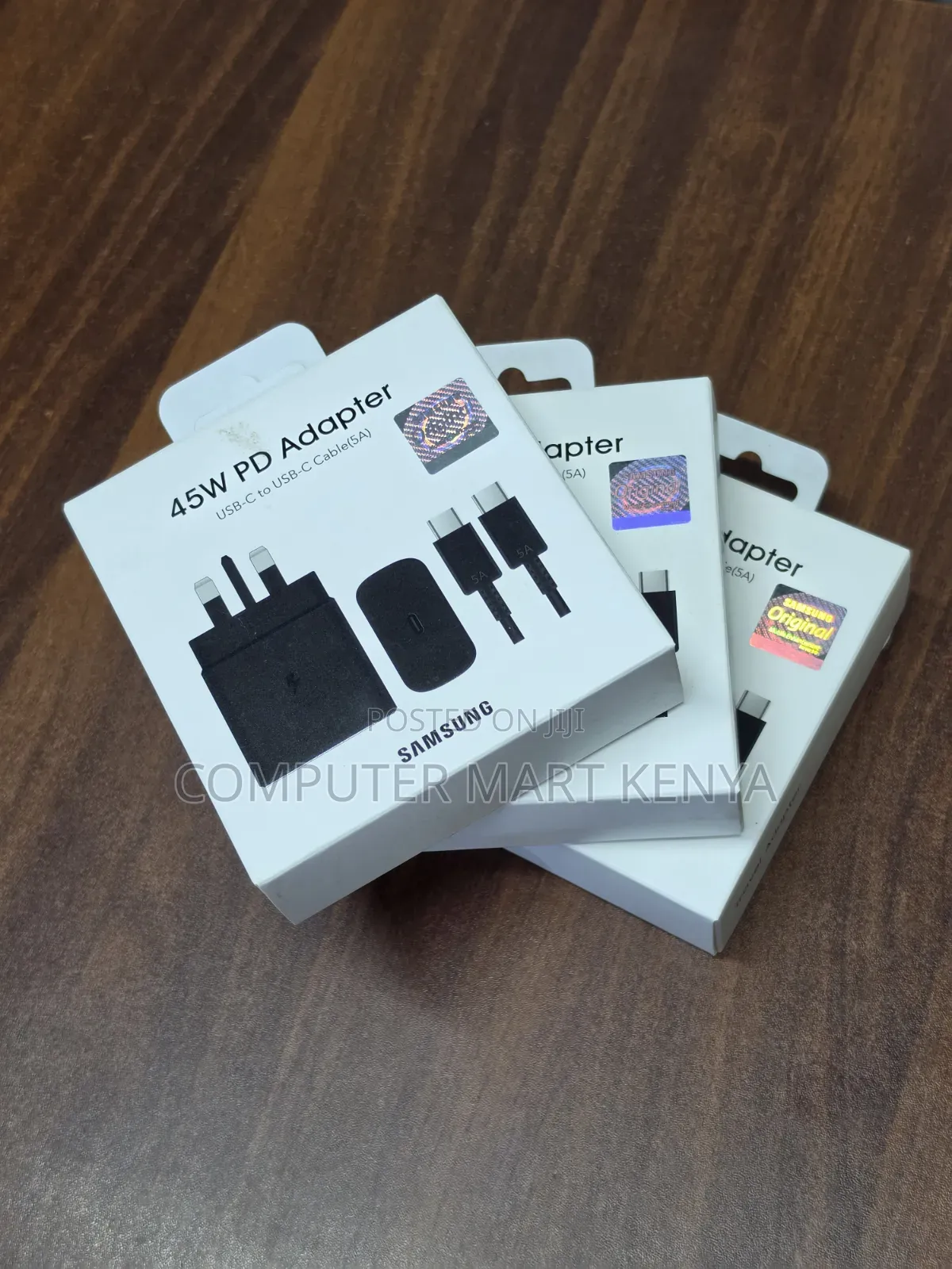 Samsung 45W PD Adapter Super Fast Charger With 5A Type-C Cable