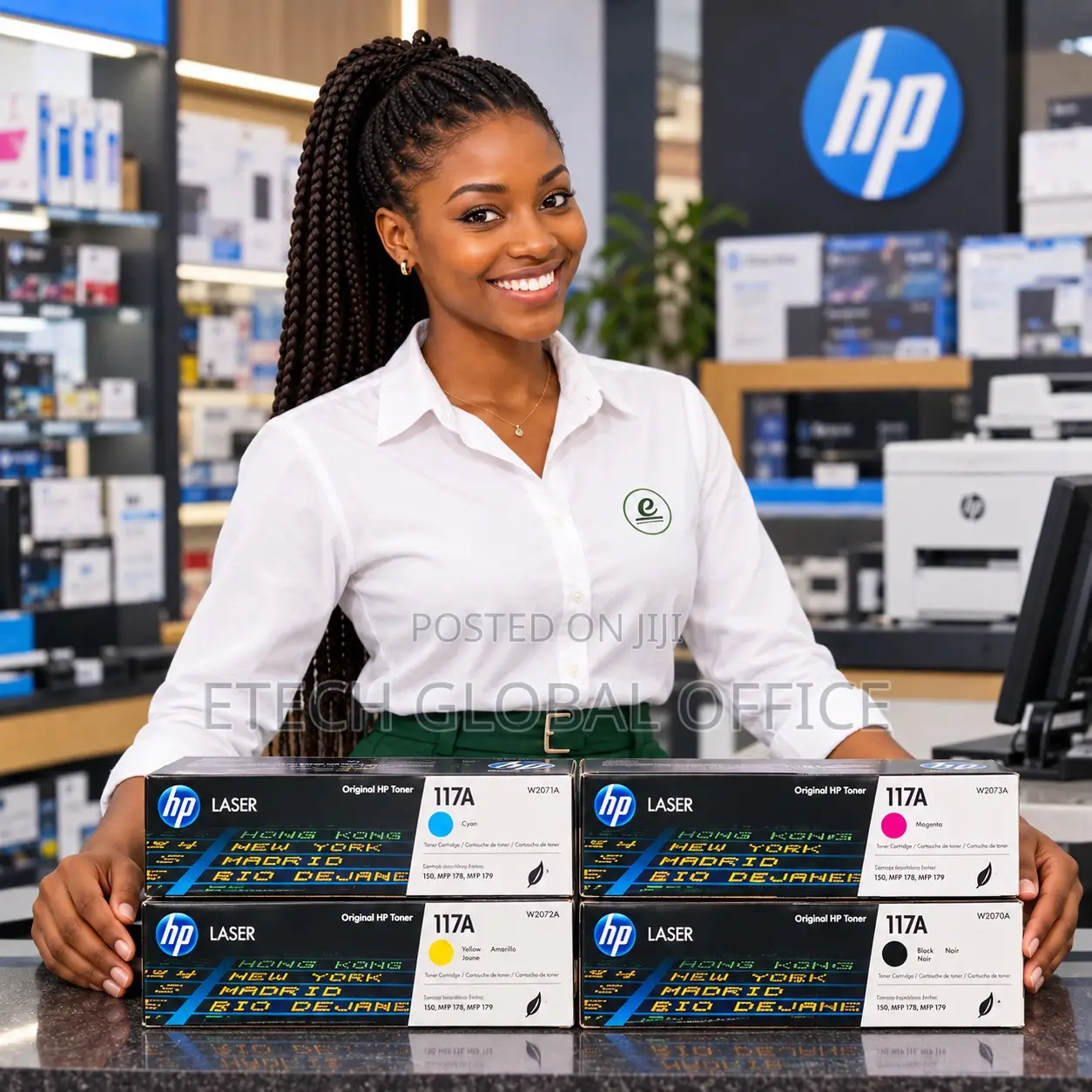 Original HP 117A Yellow Toner – W2072A