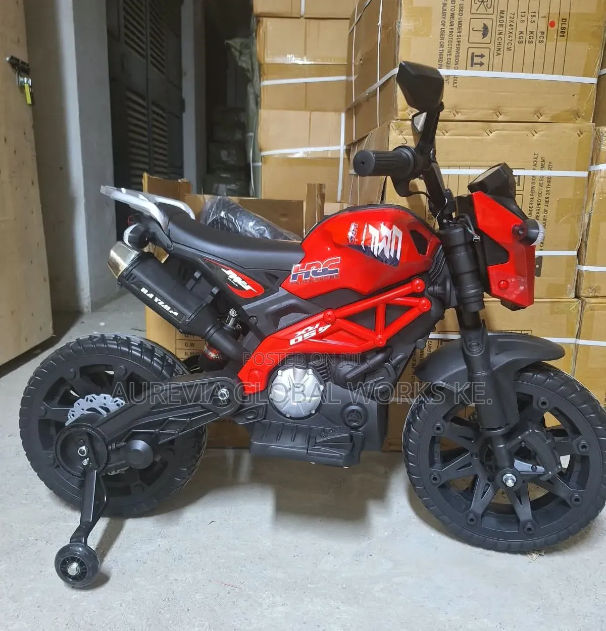 Electric Motorbike Red
