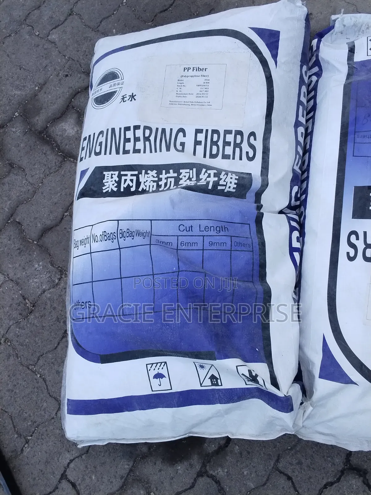 High Strength PP for Concrete, Fibercrete