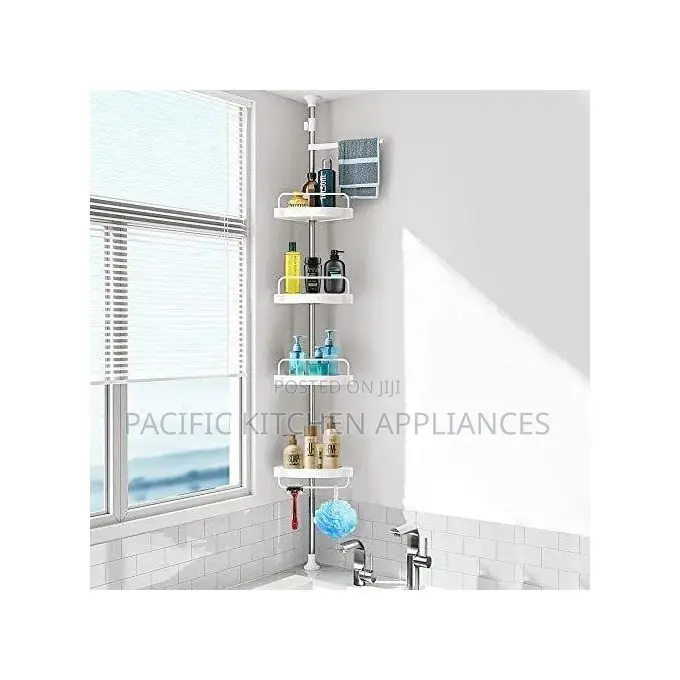 4tier Multi-Functional Telescopic Corner Shelf Caddy Shower