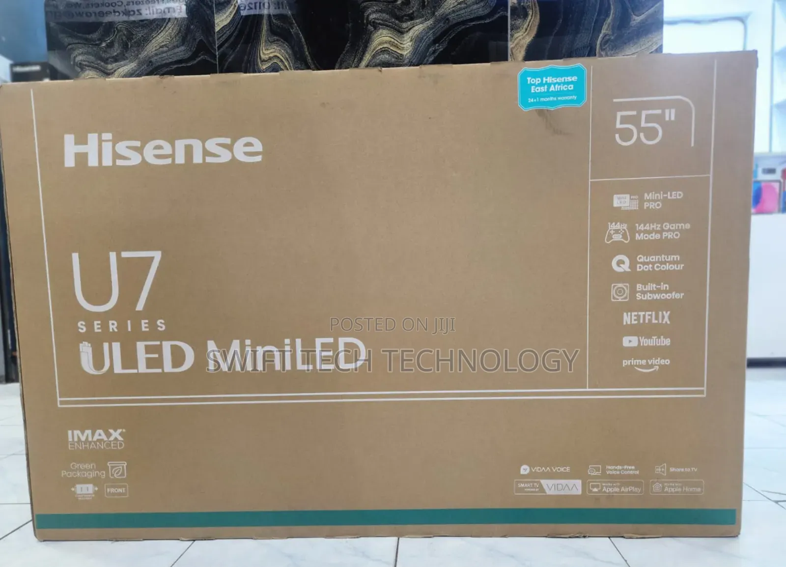 Hisense 55-Inch 55u7 Mini-Led Uled 4k Vidaa Smart TV