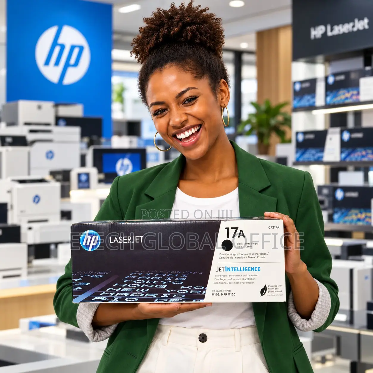 HP CF217A Original Black Printer Toner